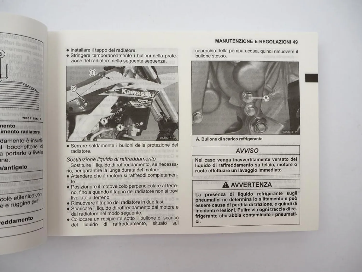 Kawasaki KX 250 F Instructieboekje Manual del Propietario Manuale Uso E Manutenzione