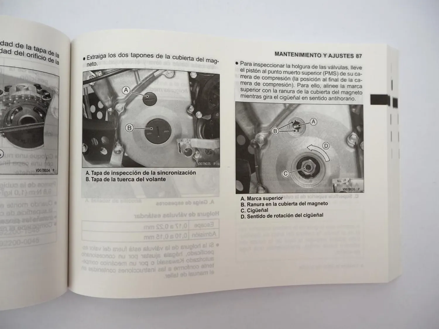 Kawasaki KX 250 F Instructieboekje Manual del Propietario Manuale Uso E Manutenzione