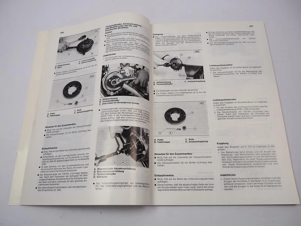 Kawasaki KZ1300 Z1300 A1 A2 A3 B2 ZG1300 A1 Werkstatthandbuch Ergänzung 1980-84