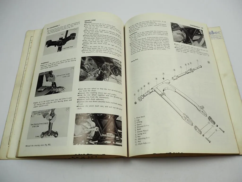 Kawasaki KZ400 Motorcycle Service Shop Repair Manual 1974/75