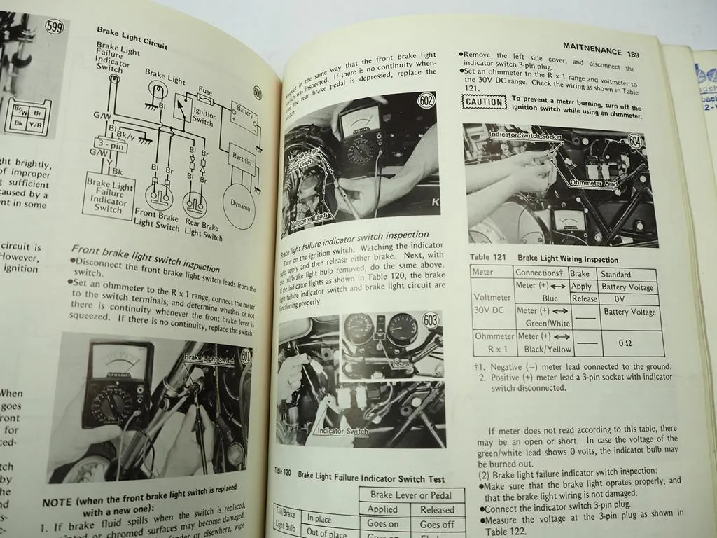 Kawasaki KZ750 Z750 H2 Repair Shop Manual Werkstatthandbuch 1975