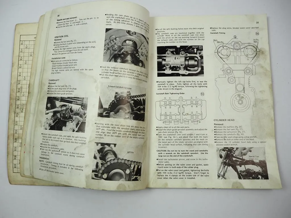 Kawasaki KZ900 Z900 Z1 A B A4 1972-77 Service Shop Manual Repair & Maintenance