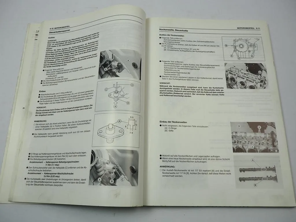 Kawasaki Ninja ZX-6R ZX 600 G1 H1 Werkstatthandbuch Reparaturanleitung 1998