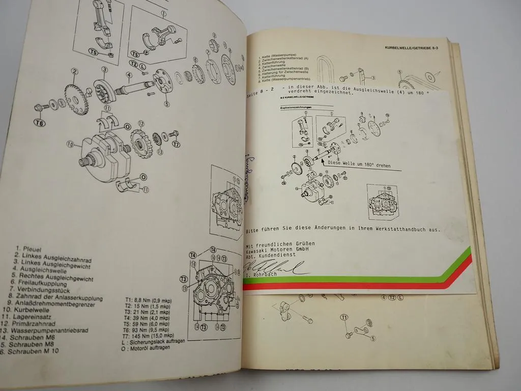Kawasaki Vulcan VN15 15SE VN 1500 A B Werkstatthandbuch Reparaturanleitung 1987