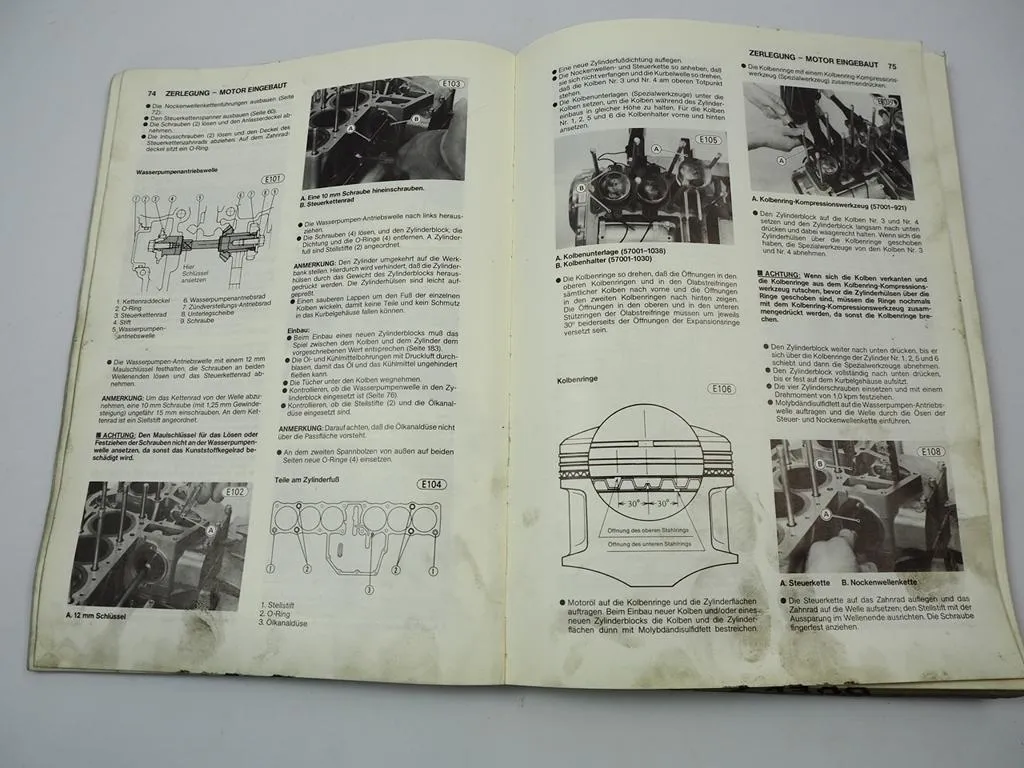 Kawasaki Z1300 KZ1300 Werkstatthandbuch Reparaturanleitung 1979