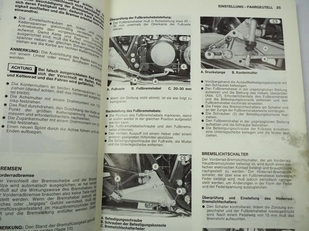 Kawasaki Z750 E1 H1 LTD Motorrad Werkstatthandbuch Reparaturanleitung 1980