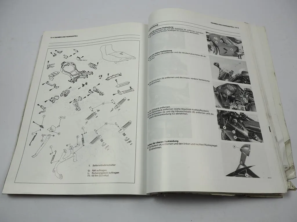 Kawasaki ZZ-R ZZR 1100 ZX1100 D1 Werkstatthandbuch Reparaturanleitung 1993