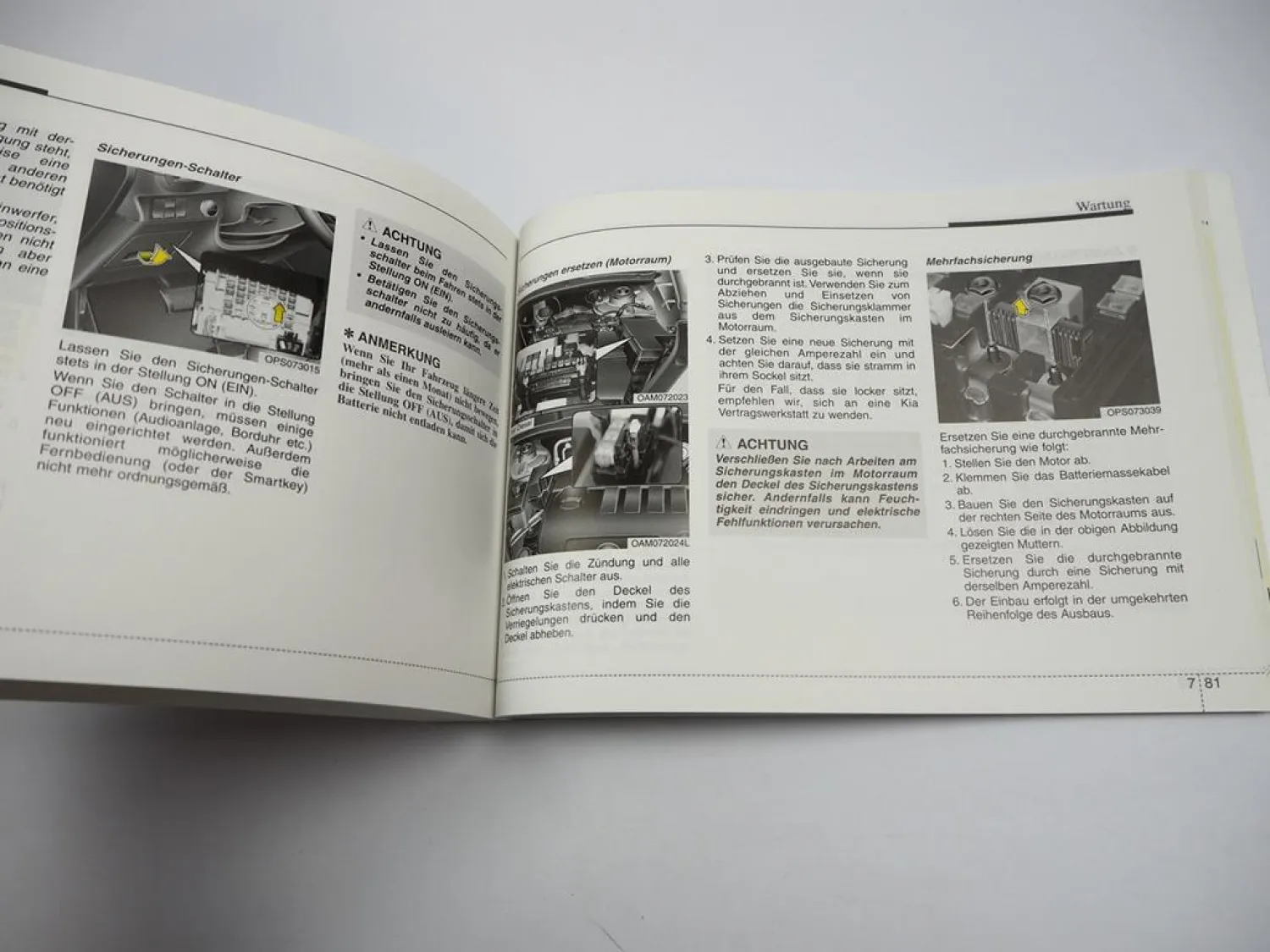 Kia Soul Betriebsanleitung Bedienungsanleitung 2014 Bordmappe