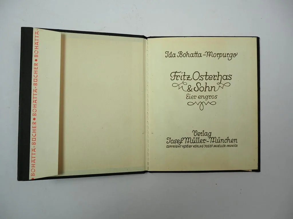 Kinderbuch Ostern Ida Bohatta Morpurgo Fritz Osterhas und Sohn 1936