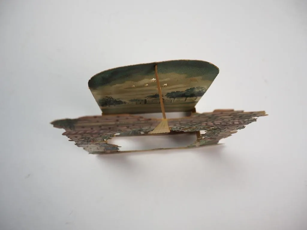 kleine alte Krippe aufstellbar 1916 Christi Geburt Weihnachten