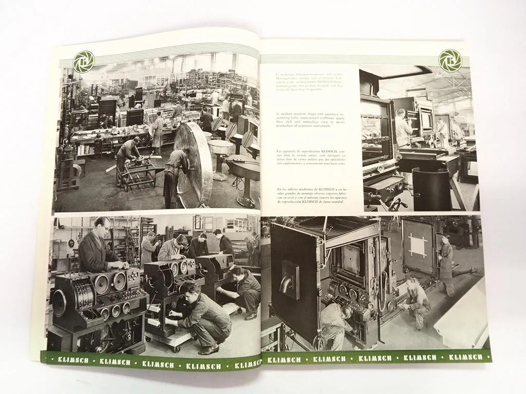 Klimsch Co. Frankfurt Fotozubehör Kamera Repro Geräte Katalog 1950/60er Jahre