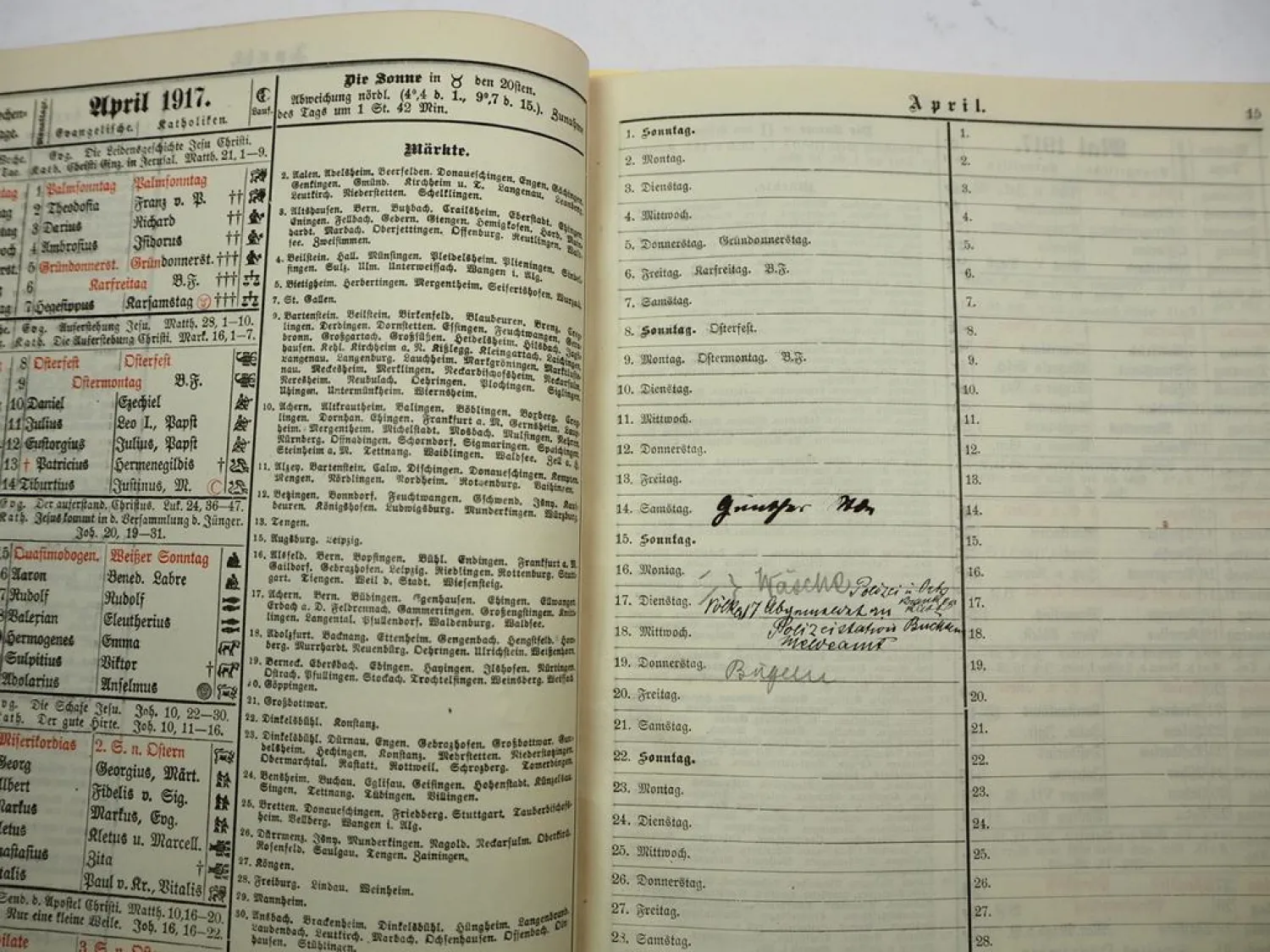 Königlich Württembergischer Landeskalender 1917
