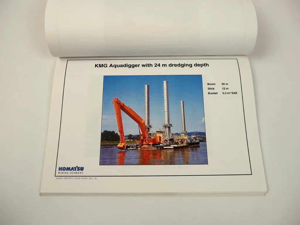 Komatsu Demag PC 1400 3000 Aquadigger product training 2000