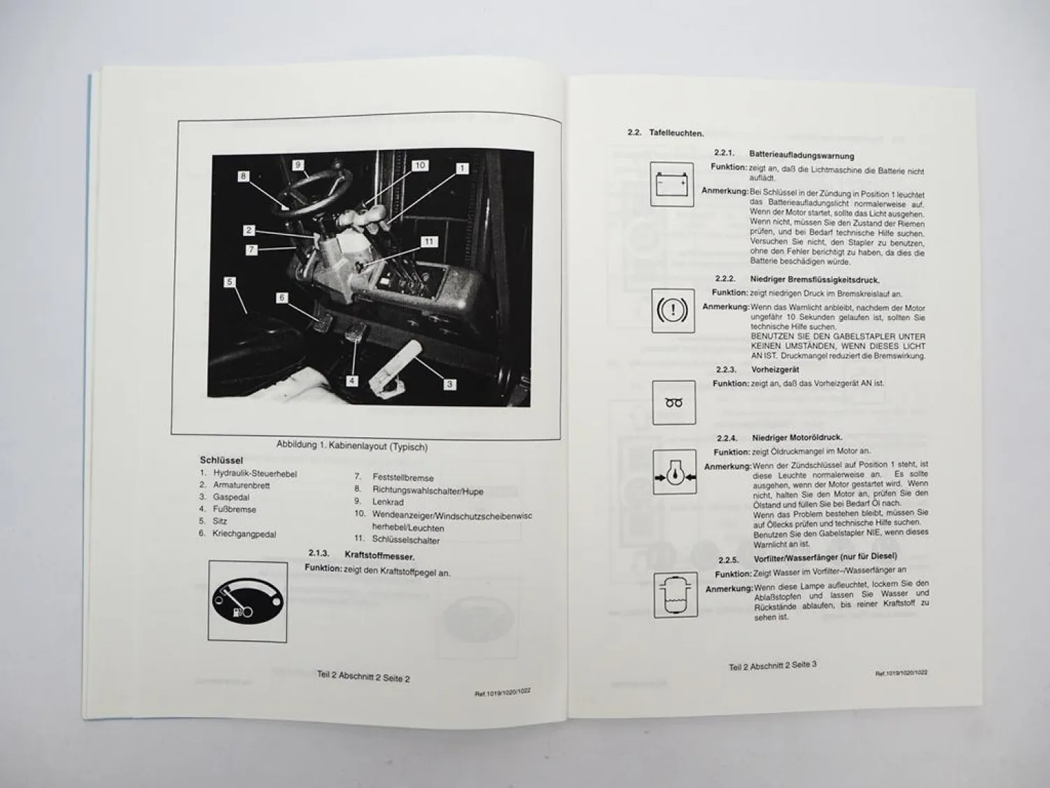 Komatsu FG FD 15 18 (T) -1E1 Gabelstapler Betriebsanleitung Wartung 1996