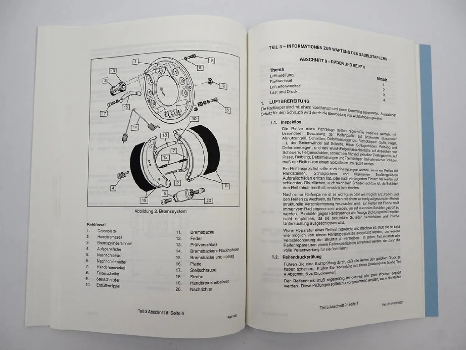 Komatsu FG FD 15 18 (T) -1E1 Gabelstapler Betriebsanleitung Wartung 1996