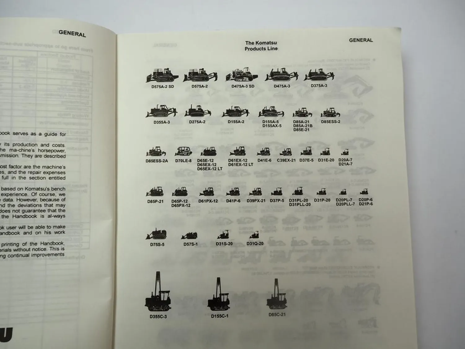 Komatsu Specifications and Application Handbook Edition 22 2001 Crawler Loaders