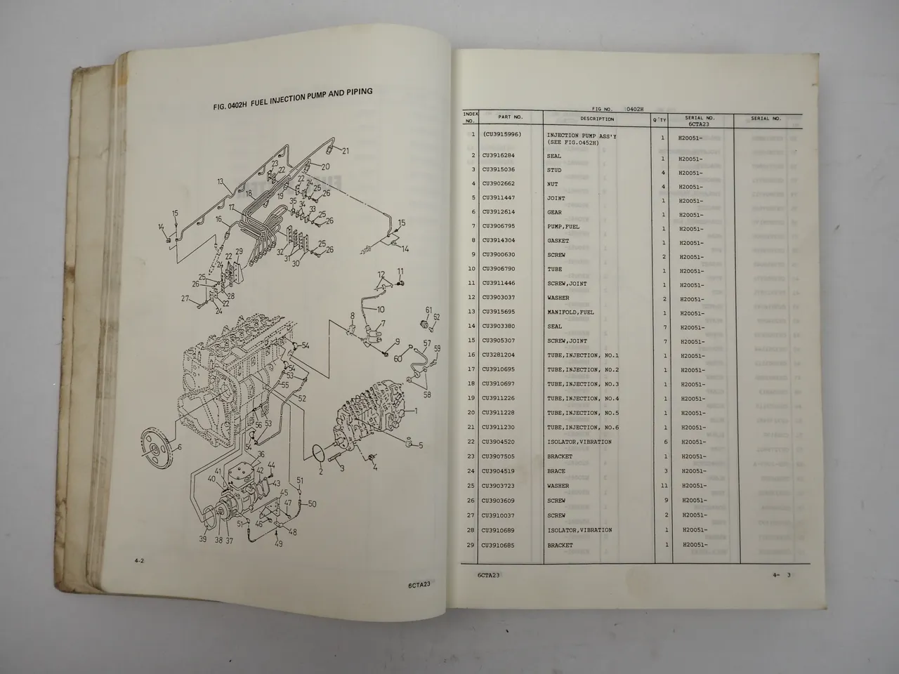 Komatsu WA420-1H Wheel Loader Radlader Ersatzteilliste Spare Parts List