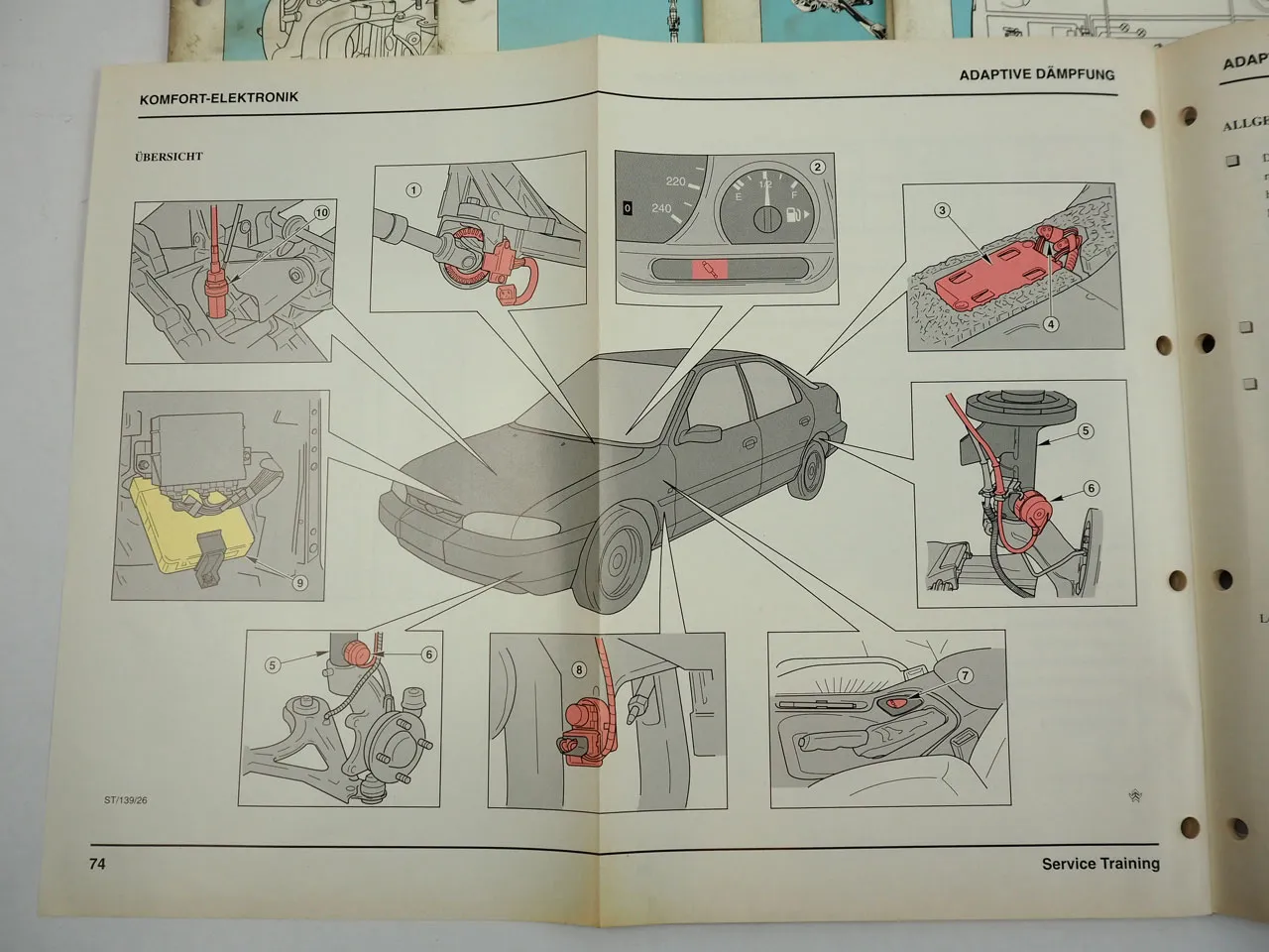 Konvolut Ford Mondeo Service Training Schulungshandbuch 1992/94