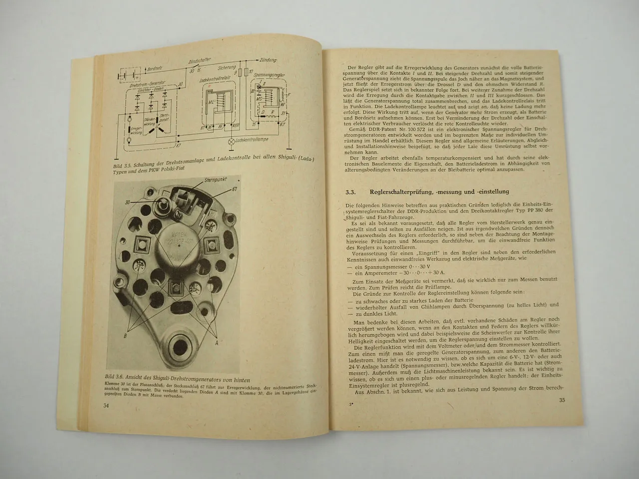 Kraftfahrzeugelektrik Einführung 1977 Peter Pilling DDR Trabant Wartburg Lada