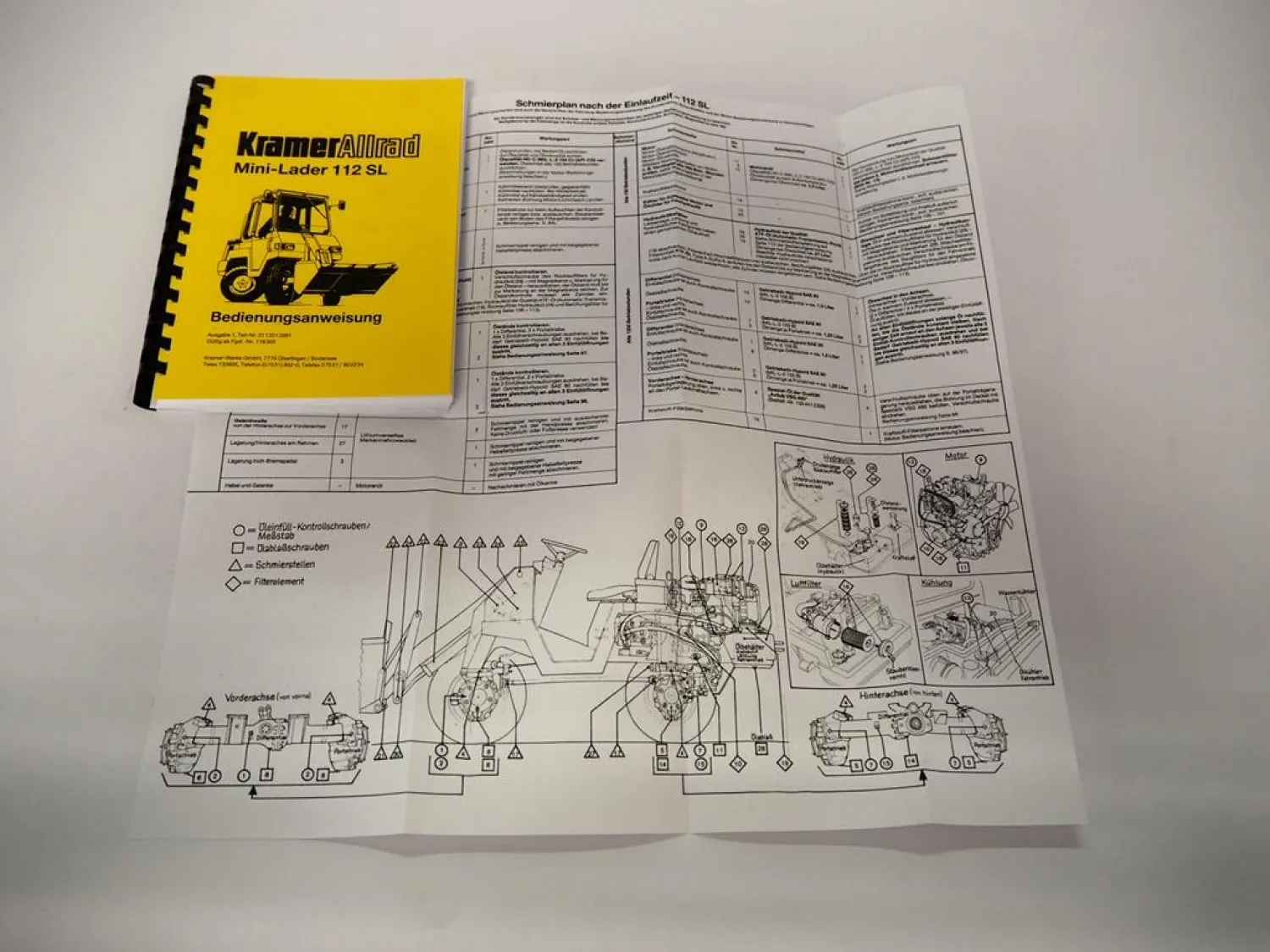 Kramer Allrad 112 SL Minilader Bedienungsanleitung