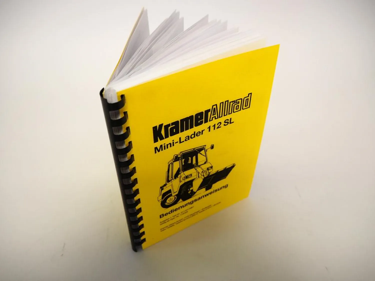 Kramer Allrad 112 SL Minilader Bedienungsanleitung