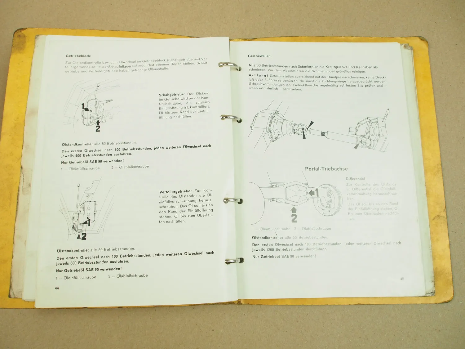 Kramer Allrad 311S Schaufellader Betriebsanleitung Bedienungsanleitung