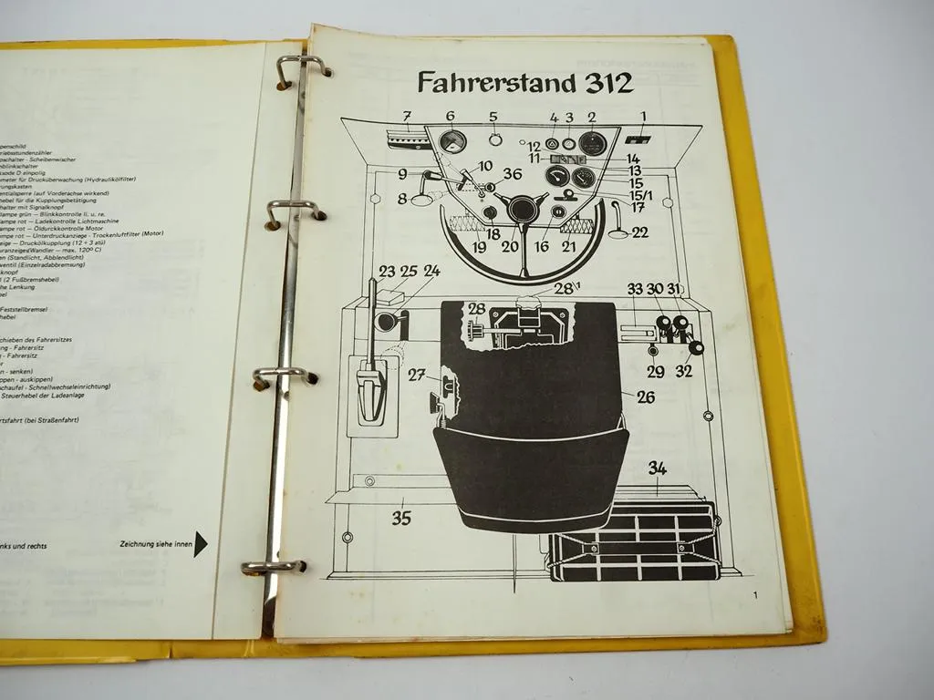 Kramer Allrad 312 Schaufellader Ersatzteilliste Ersatzteilkatalog 1977