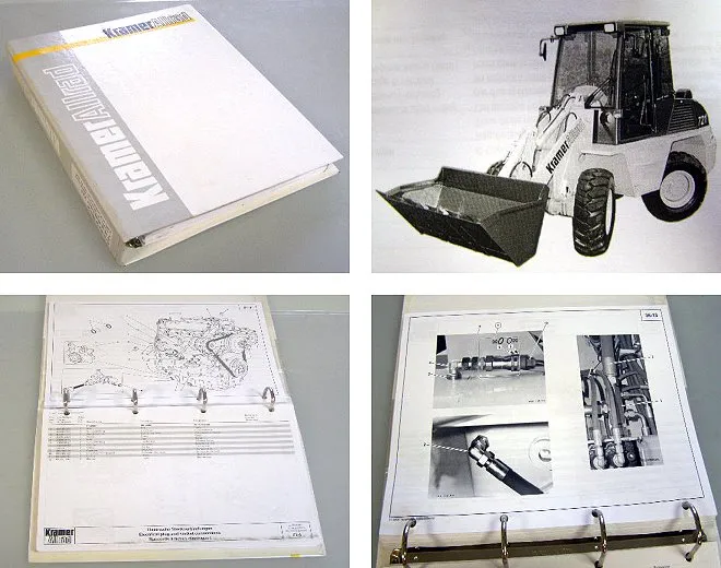 Kramer Allrad 721 Schaufellader Ersatzteilliste Spare parts list 2001