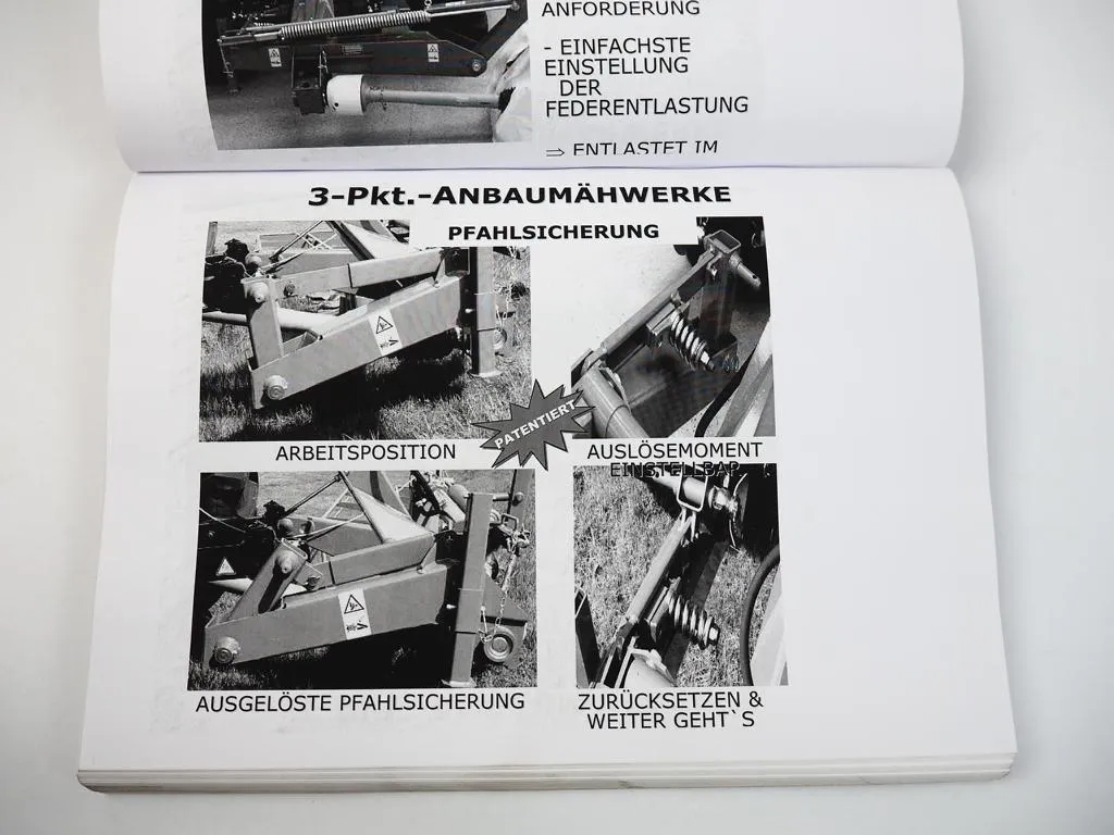 Krone EasyCut Mähwerke Schulungshandbuch 2008