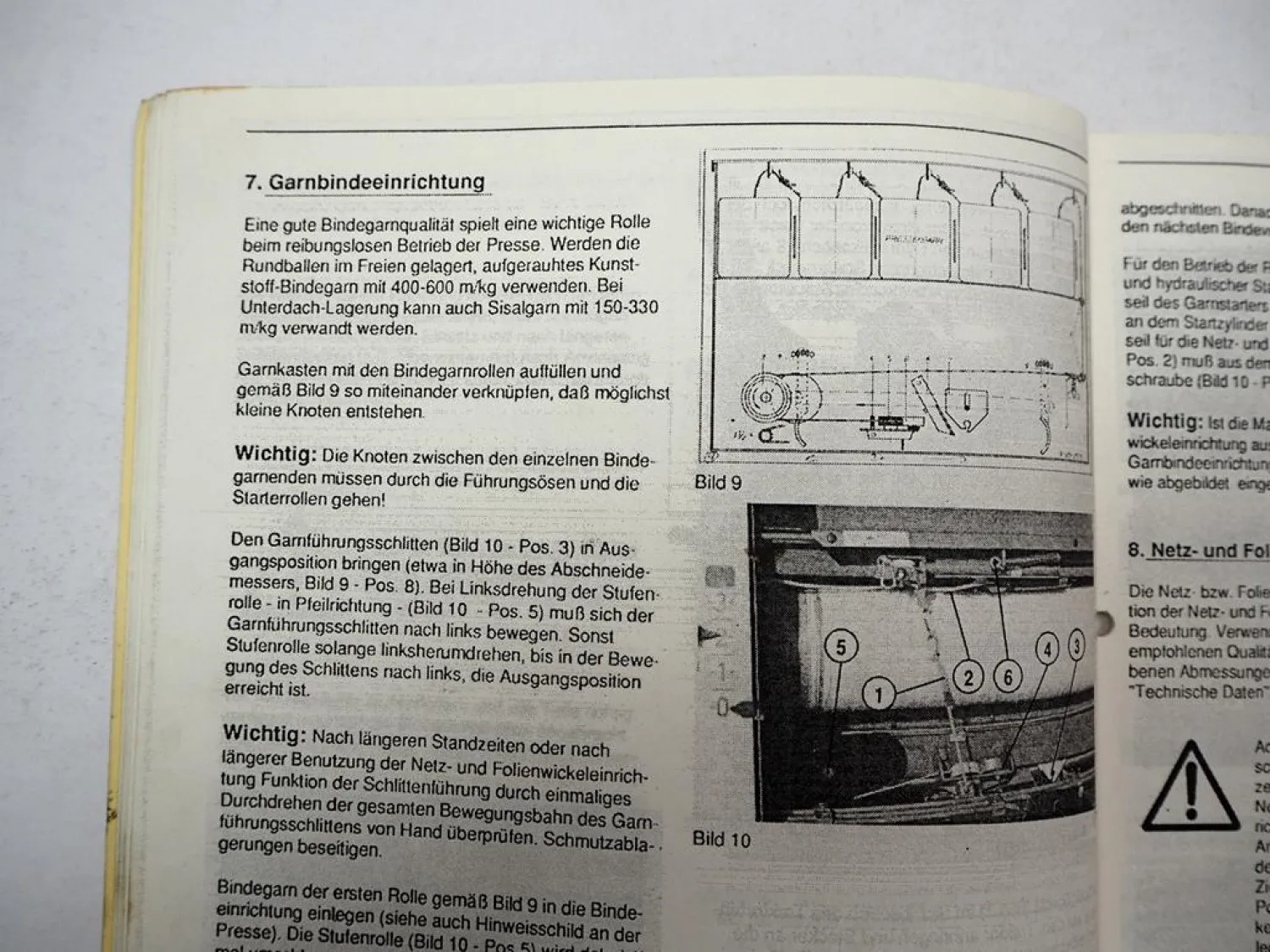 Krone KR 130 160 Rundballenpresse Betriebsanleitung Bedienungsanleitung