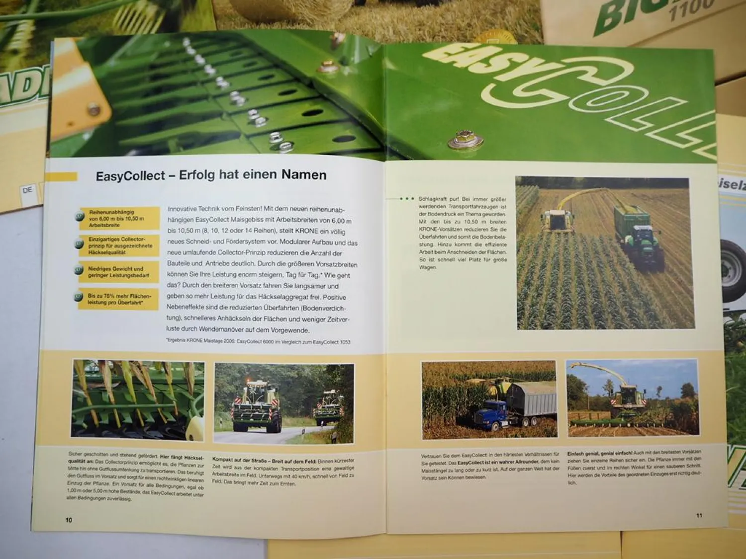 Krone Landtechnik Pressen Mähwerke Feldhäcksler 7x Prospekt 2009/10