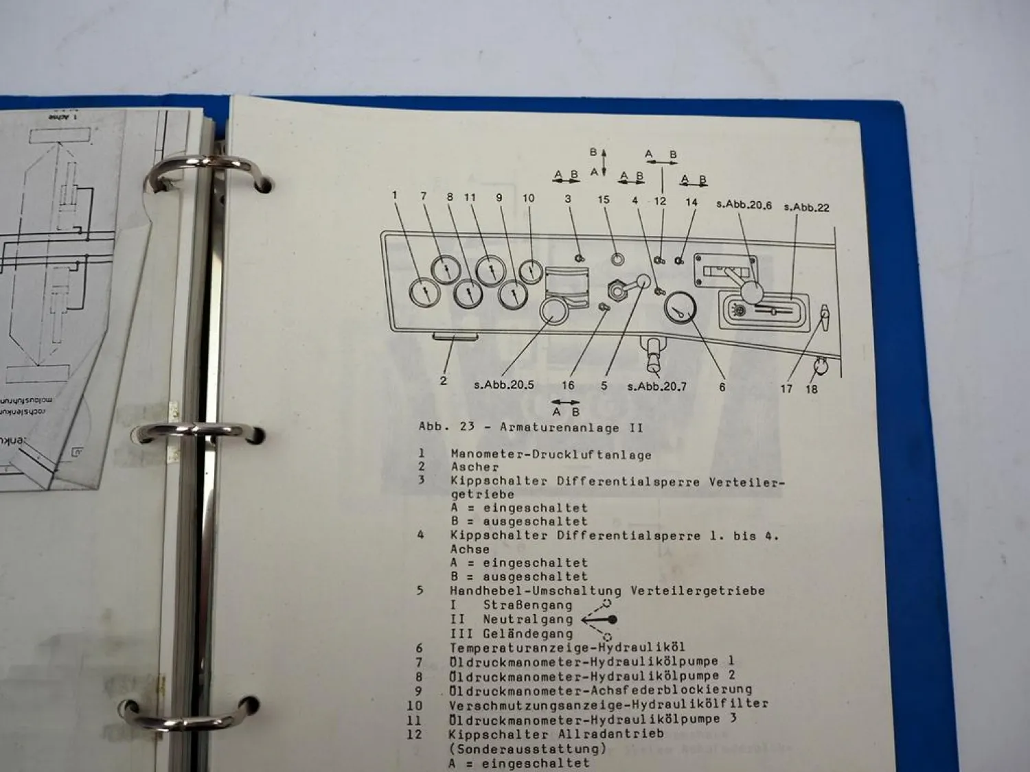 Krupp 70 GMT-AT Mobilkran Betriebsanleitung Bedienung Schaltplan 1980er J.