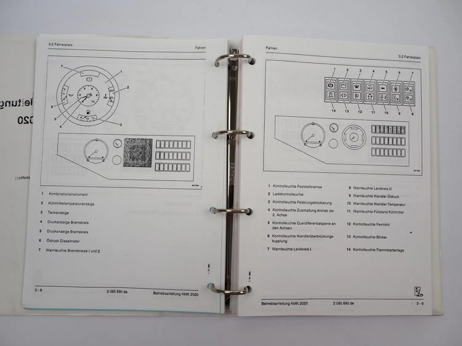 Krupp KMK 2020 Mobilkran Betriebsanleitung Bedienungsanleitung 1994