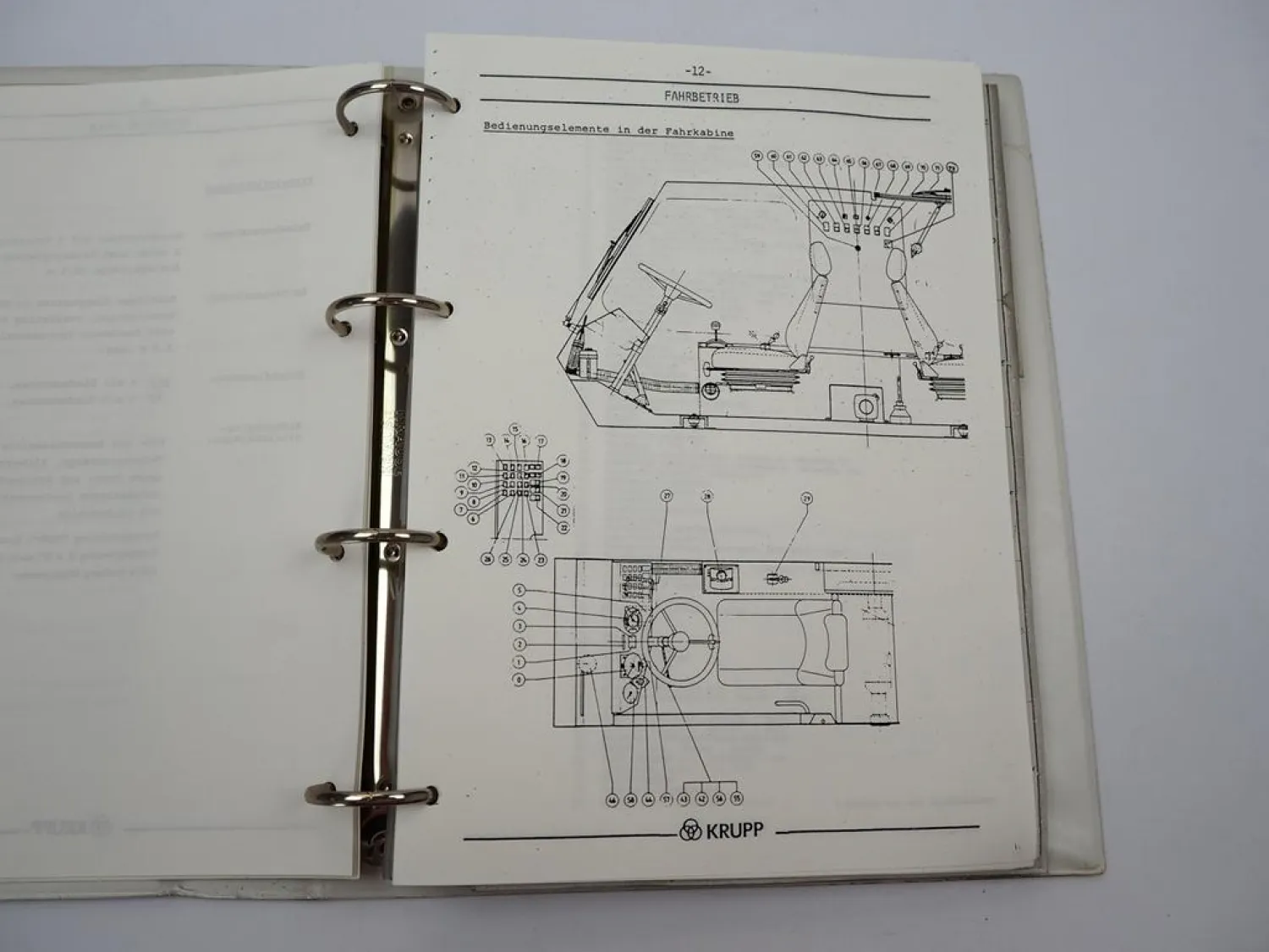 Krupp KMK 2020 Mobilkran Betriebsanleitung Bedienungsanleitung ca. 1987/88