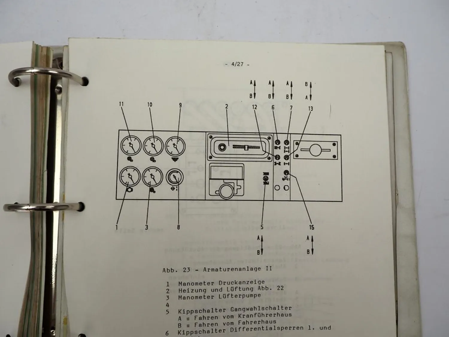 Krupp KMK 2025 Mobilkran Betriebsanleitung Bedienung Wartung Schaltplan ca. 1986
