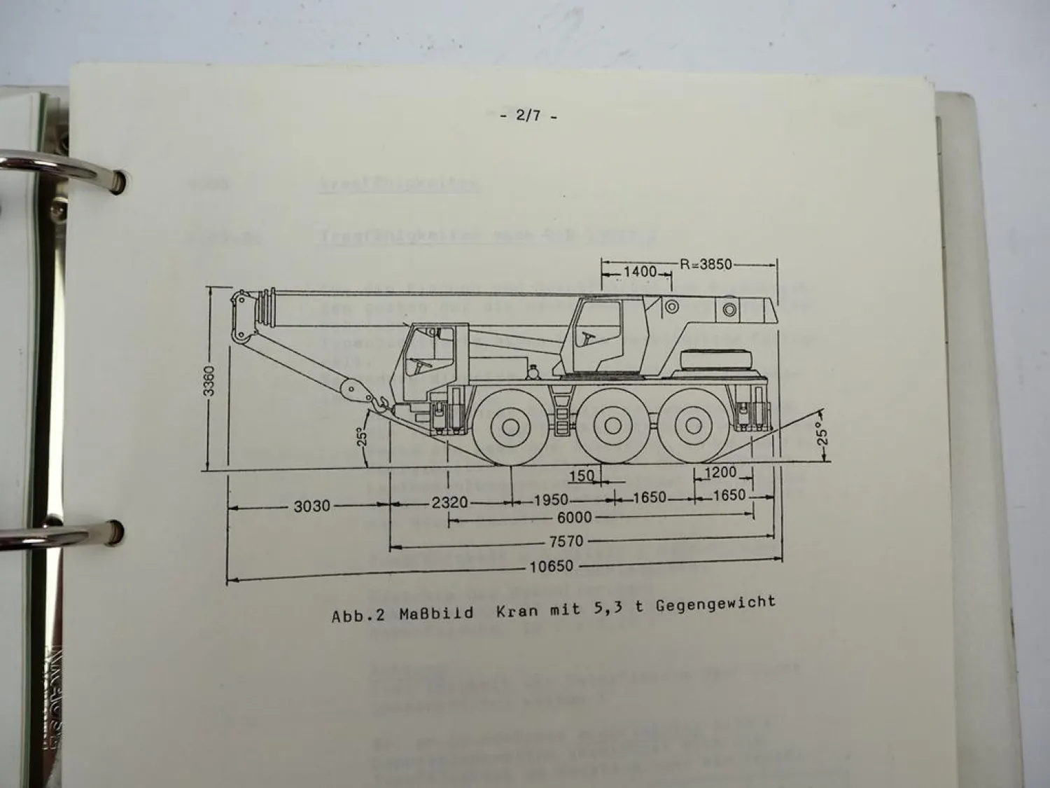 Krupp KMK 3035 Mobilkran Betriebsanleitung Bedienung Wartung Schaltplan 1989