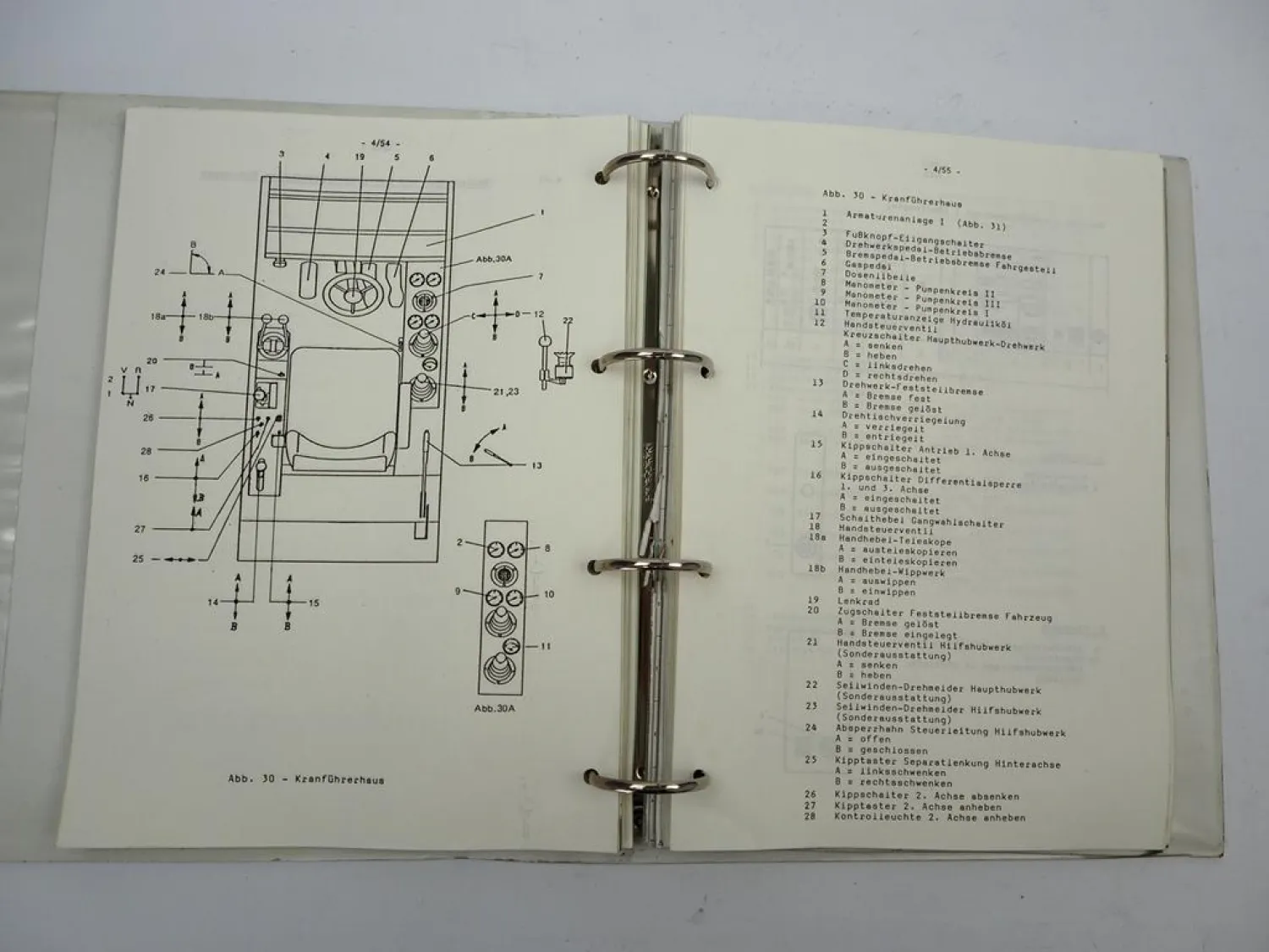 Krupp KMK 3035 Mobilkran Betriebsanleitung Bedienung Wartung Schaltplan 1989