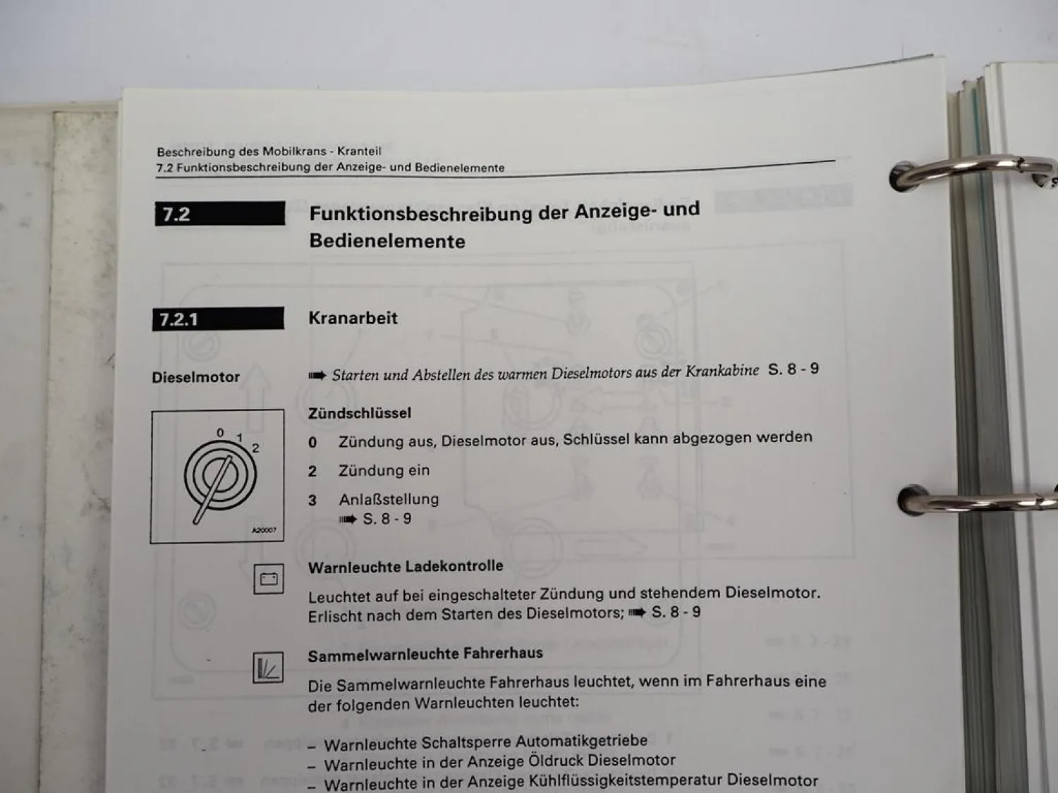 Krupp KMK 3050 Mobilkran Betriebsanleitung Bedienungsanleitung Schaltplan 1994