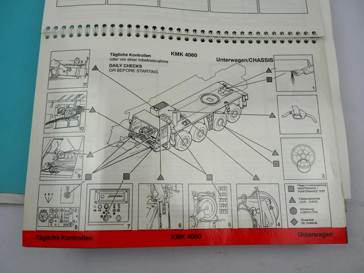 Krupp KMK 4060 Mobilkran Werkstatthandbuch Reparaturanleitung Wartung 1991