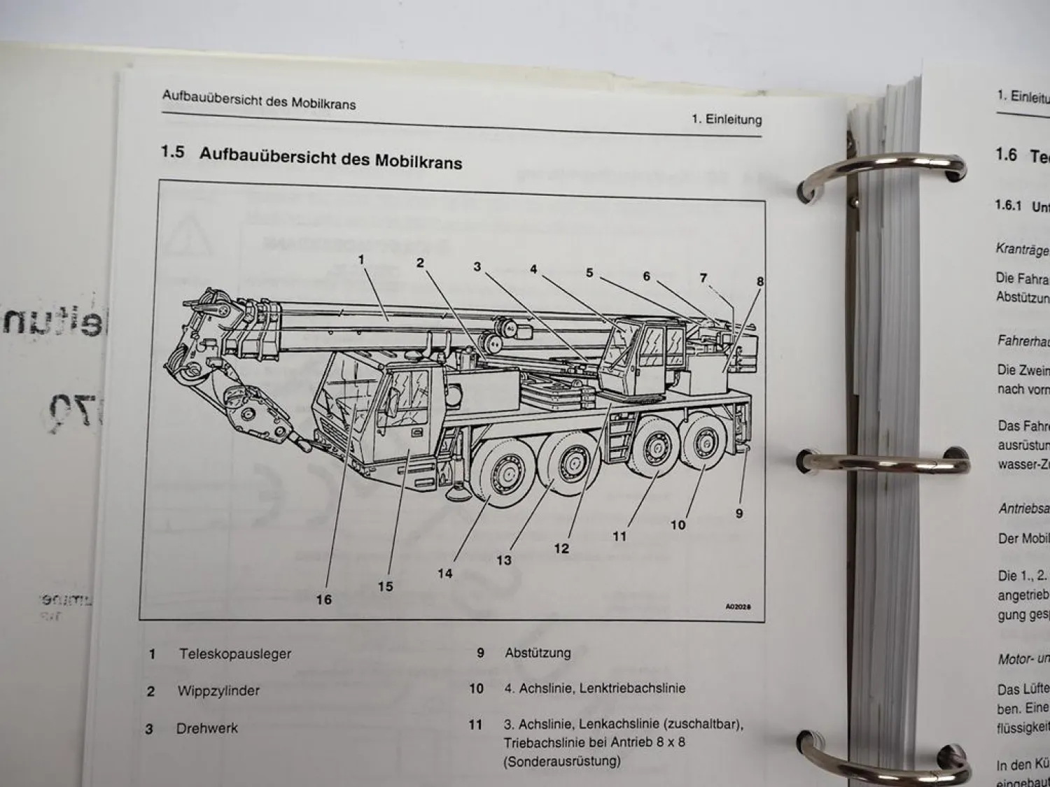 Krupp KMK 4070 Mobilkran Betriebsanleitung Bedienung Schaltplan 01/1995