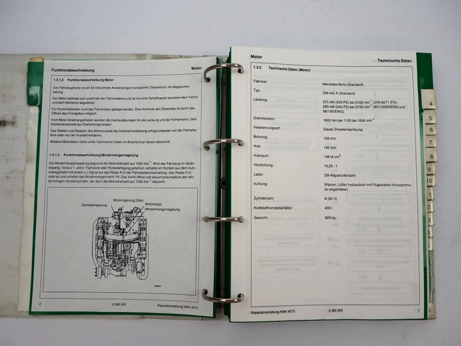 Krupp KMK 4070 Mobilkran Werkstatthandbuch Reparaturanleitung 1991