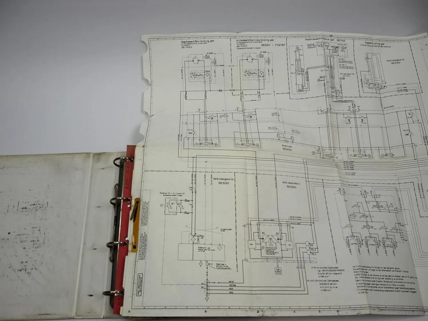 Krupp KMK 5110 Mobilkran Schaltplan Elektrik Hydraulik ca. 1990
