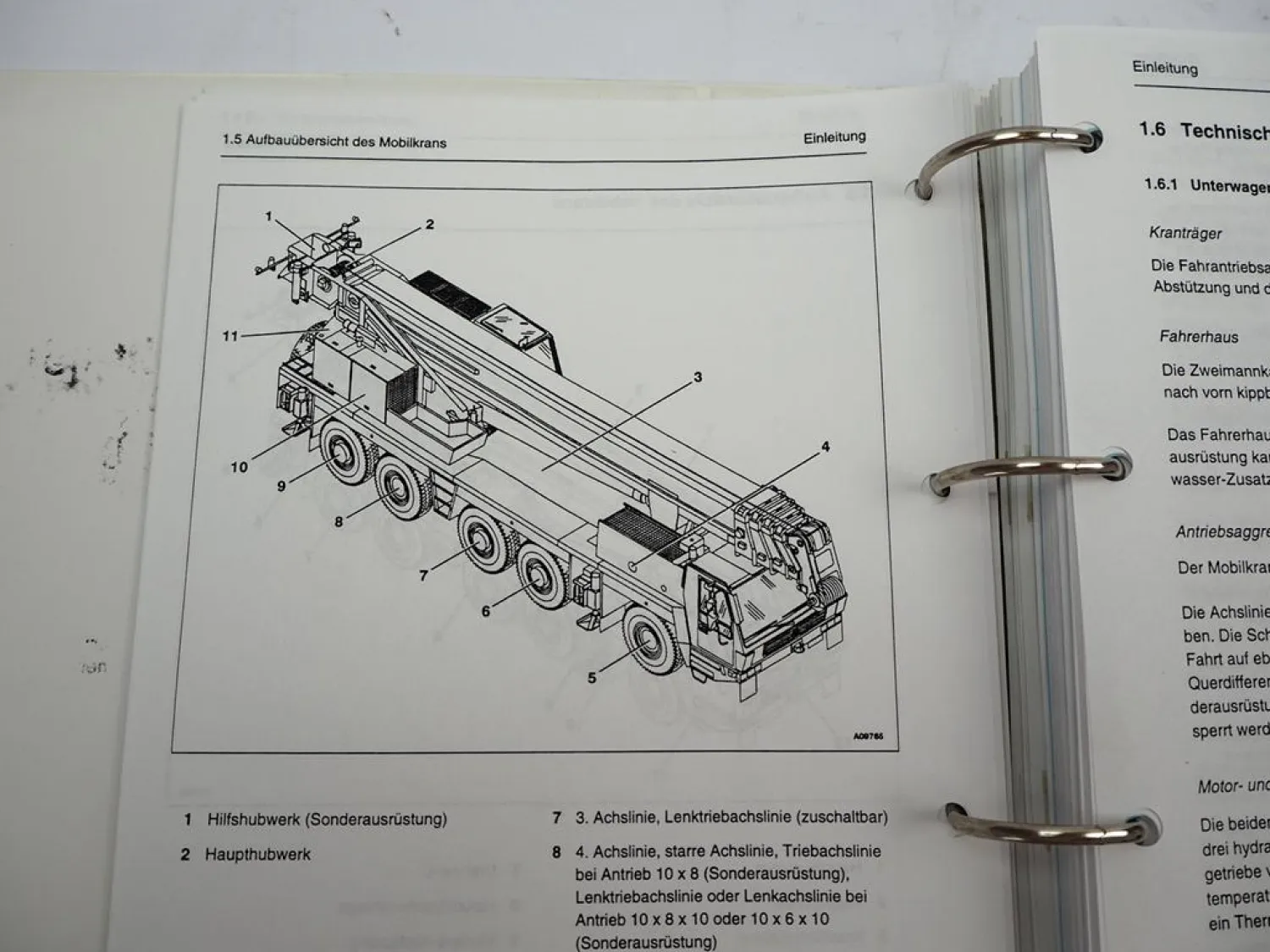 Krupp KMK 5160 Mobilkran Betriebsanleitung Bedienungsanleitung Schaltplan 1995
