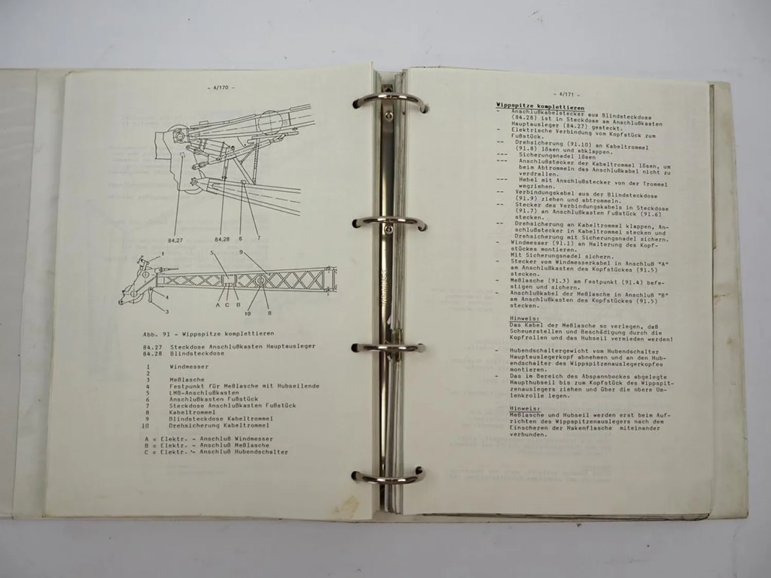 Krupp KMK 6140 Mobilkran Betriebsanleitung Bedienung Wartung Schaltplan 1985/87