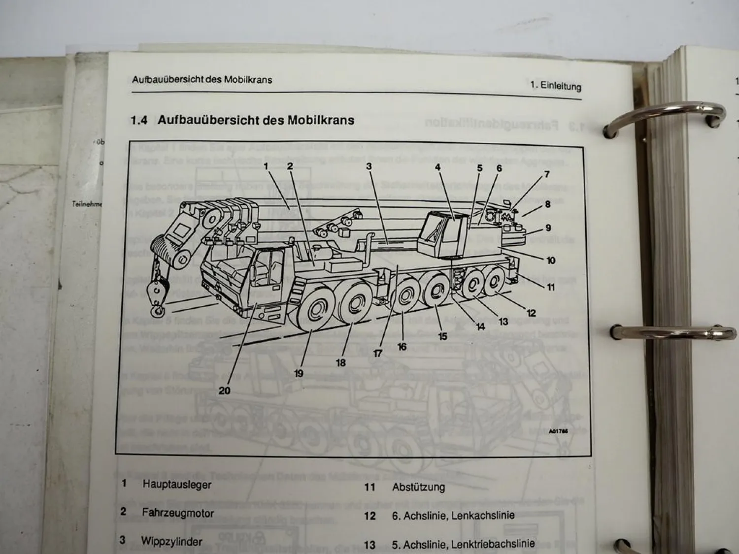 Krupp KMK 6200 Mobilkran Betriebsanleitung Bedienung Wartung Schaltplan 1991/97