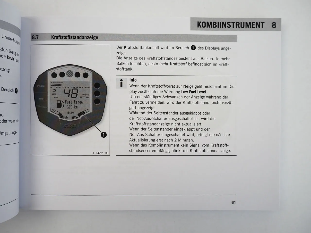 KTM RC390 Motorrad Bedienungsanleitung Betriebsanleitung 2019