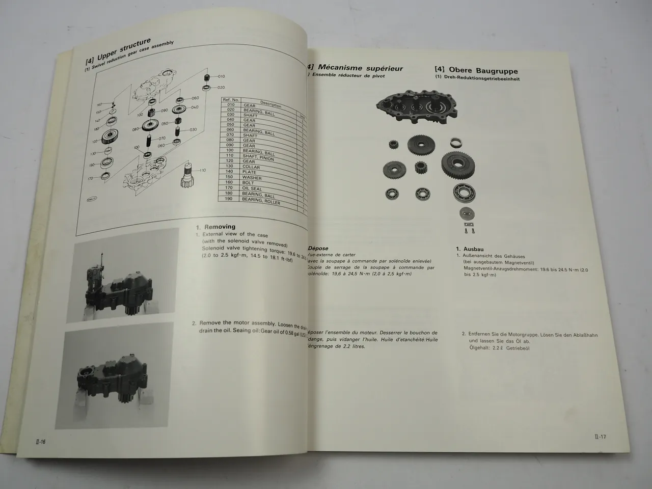 Kubota KH 191 Bagger Werkstatthandbuch Nachtrag Workshop Manual Addition
