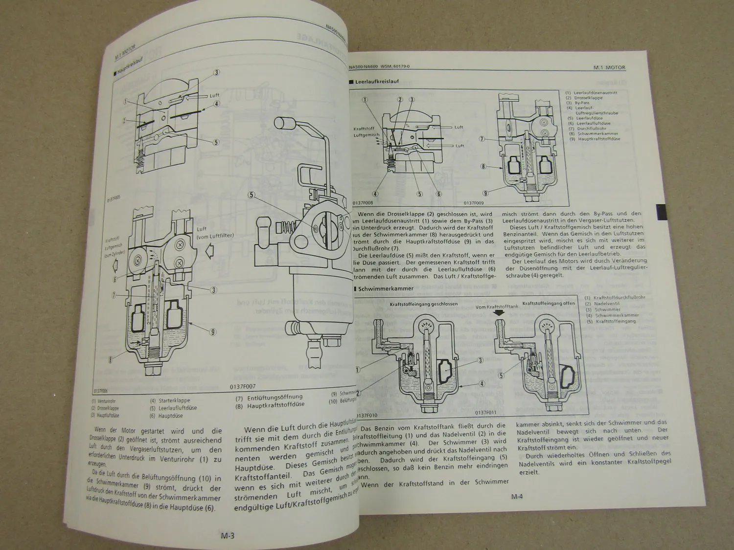 Kubota NA500-3J NA600-3J (GER) Werkstatthandbuch Reparaturanleitung 1987
