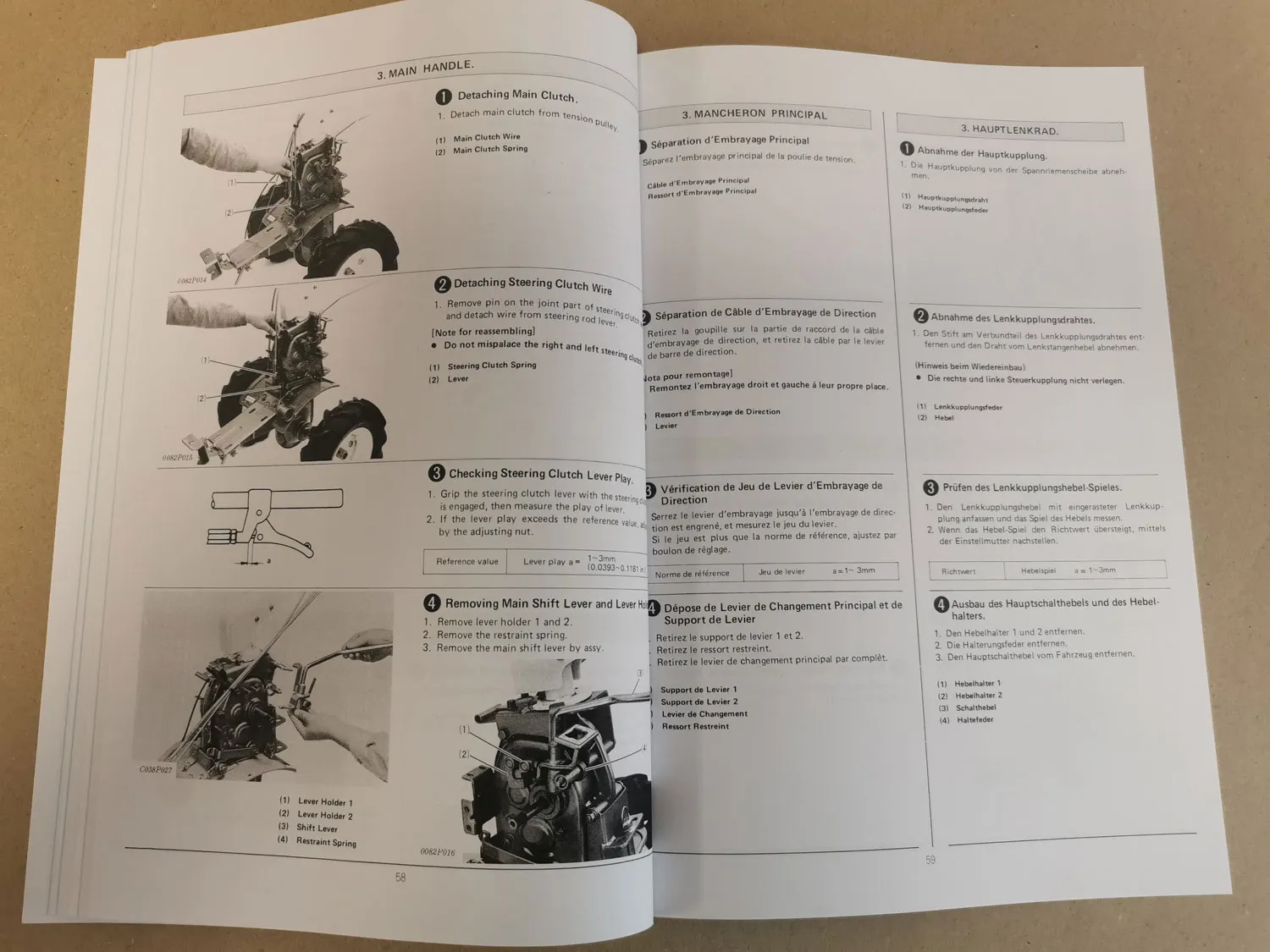 Kubota T450 T550 T650 T750 Werkstatthandbuch Workshop Manual Manuel D´Atelier