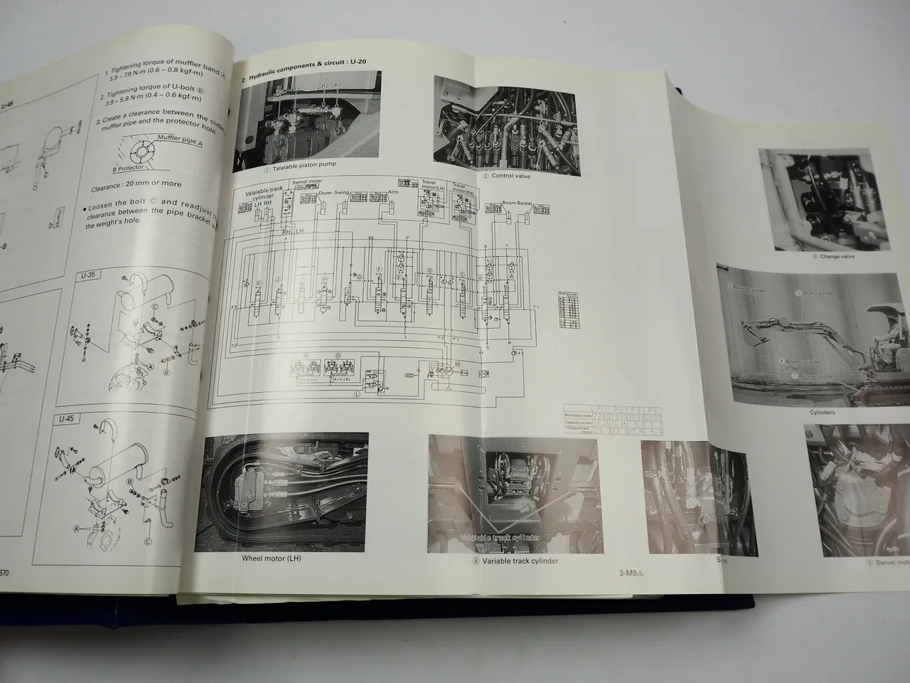 Kubota U-10 U-20 U-35 U-45 Bagger Werkstatthandbuch Excavator Workshop Manual